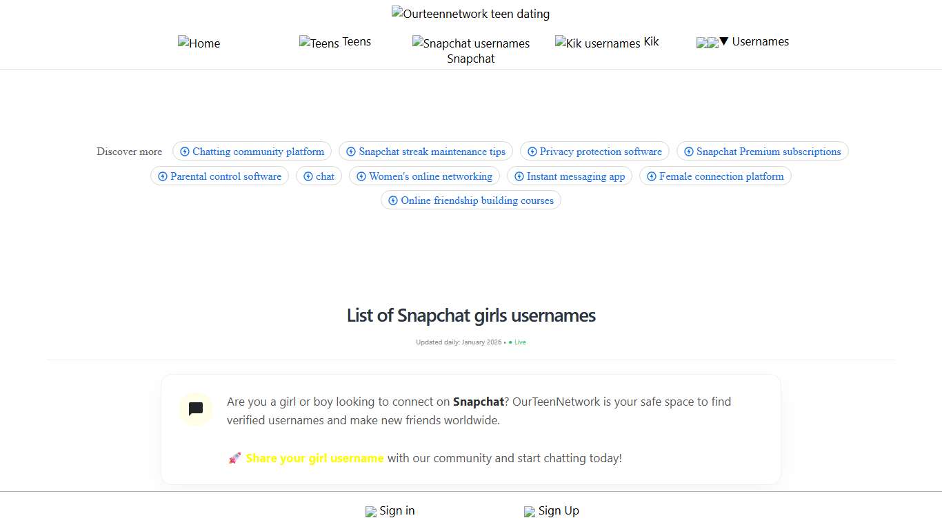 7874 Active Snapchat girls usernames (2026 List)